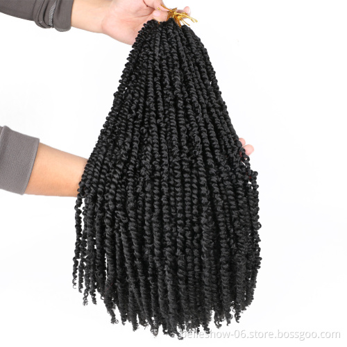 Hot sell 18inch 22 strands  new fashion freetress Hair Crochet Braid Braids for afro women  Pre Twisted Passion Twist Hair